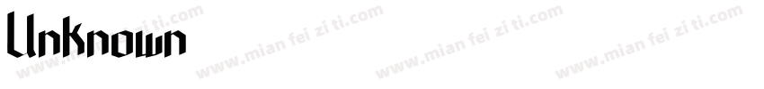 Unknown 粗体字体转换